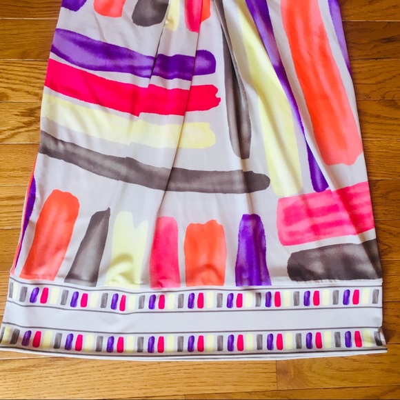 BCBG MaxAzria Multicolor Paint Brush Dress - Picture 4 of 6